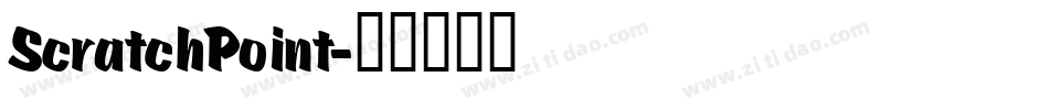 ScratchPoint字体转换