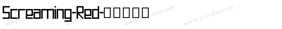 Screaming-Red字体转换