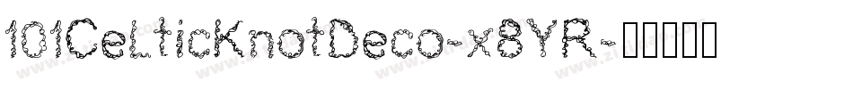 101CelticKnotDeco-x8YR字体转换