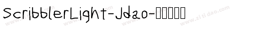 ScribblerLight-Jdao字体转换