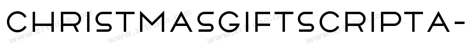 ChristmasGiftScriptA字体转换