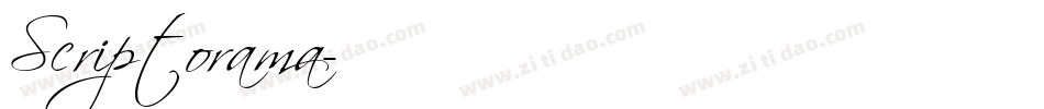 Scriptorama字体转换