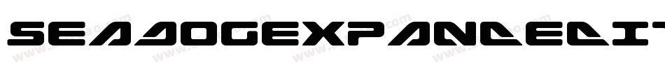 SeaDogExpandedItalic-O0GO字体转换