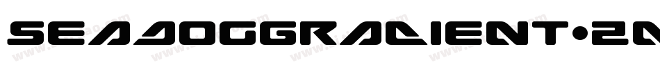 SeaDogGradient-ZApq字体转换