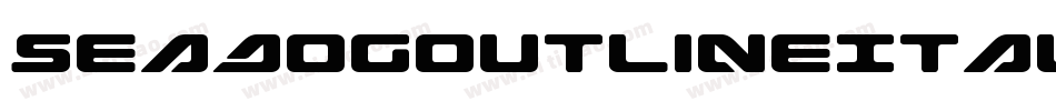 SeaDogOutlineItalic-V34y字体转换