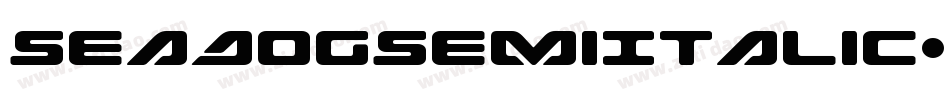 SeaDogSemiItalic-JLpB字体转换