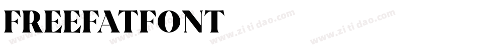 FREEFATFONT转换器字体转换