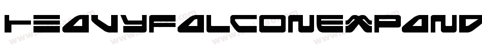HeavyFalconExpandedItalic-D9oR字体转换