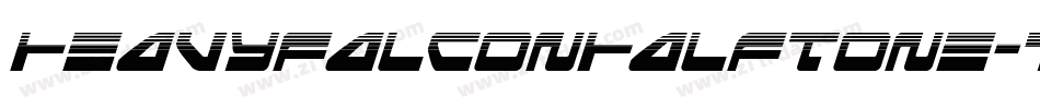HeavyFalconHalftone-VayB字体转换