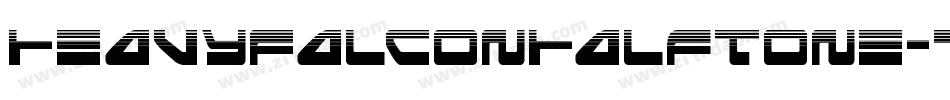 HeavyFalconHalftone-VayB字体转换