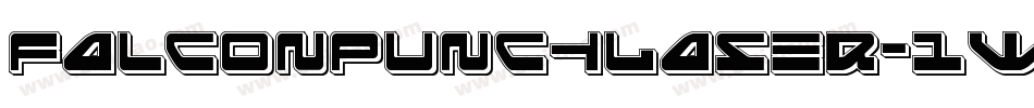 FalconPunchLaser-1W34字体转换