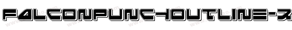 FalconPunchOutline-R4al字体转换