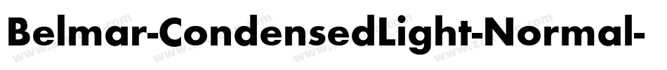 Belmar-CondensedLight-Normal字体转换