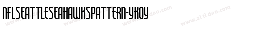 NflSeattleSeahawksPattern-YKqy字体转换