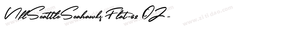 NflSeattleSeahawksFlat-82OZ字体转换