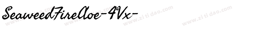 SeaweedFireAoe-4Vx字体转换
