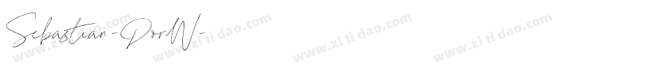 Sebastian-DorW字体转换