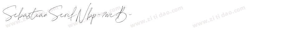 SebastianSerifNbp-7weB字体转换