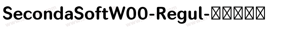 SecondaSoftW00-Regul字体转换