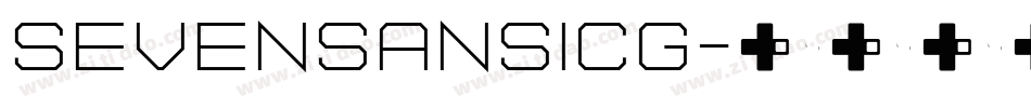 SevenSansICG字体转换