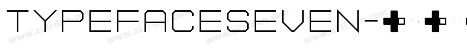 TypefaceSeven字体转换