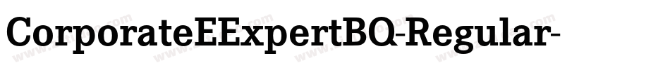 CorporateEExpertBQ-Regular字体转换