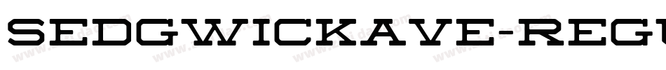 SedgwickAve-Regular字体转换