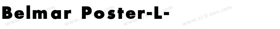 Belmar_Poster-L字体转换