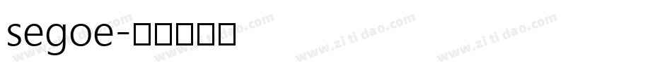 segoe字体转换
