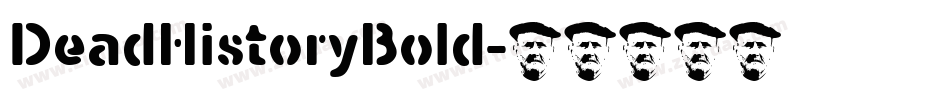 DeadHistoryBold字体转换