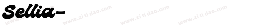 Sellia字体转换