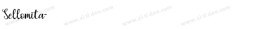 Sellomita字体转换