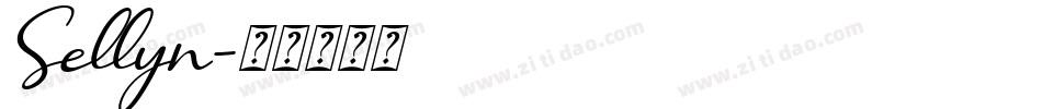 Sellyn字体转换