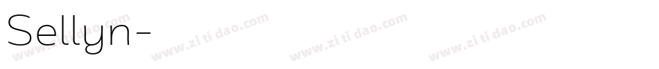 Sellyn字体转换