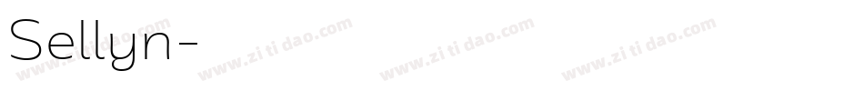 Sellyn字体转换