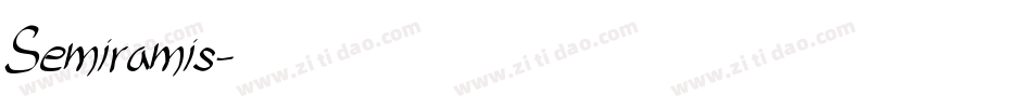Semiramis字体转换