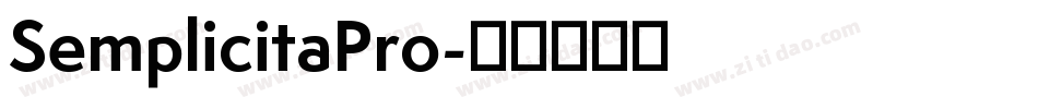 SemplicitaPro字体转换