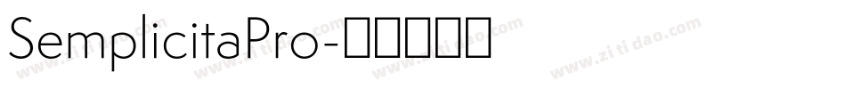 SemplicitaPro字体转换