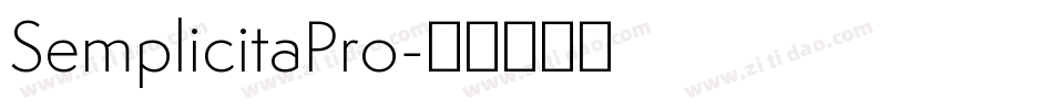 SemplicitaPro字体转换