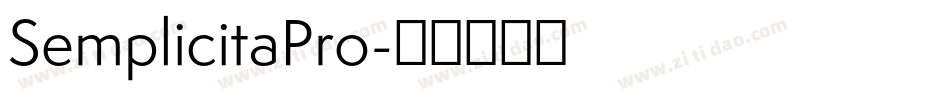 SemplicitaPro字体转换