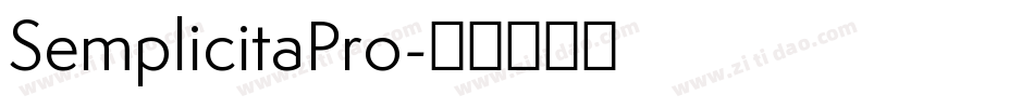 SemplicitaPro字体转换