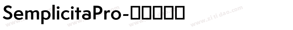 SemplicitaPro字体转换