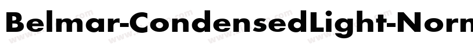 Belmar-CondensedLight-Normal字体转换
