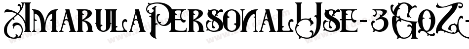 AmarulaPersonalUse-3GqZ字体转换