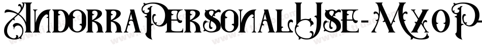 AndorraPersonalUse-Mx0P字体转换