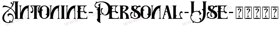 Antonine-Personal-Use字体转换