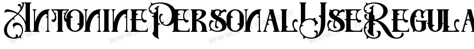 AntoninePersonalUseRegular-la9X字体转换 AntoninePersonalUseRegular-la9X字体转换