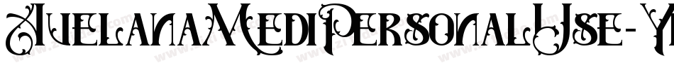 AvelanaMediPersonalUse-YdJy字体转换