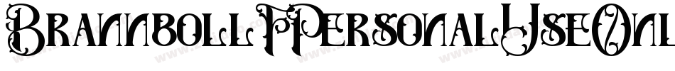 BrannbollFPersonalUseOnly-8wvz字体转换