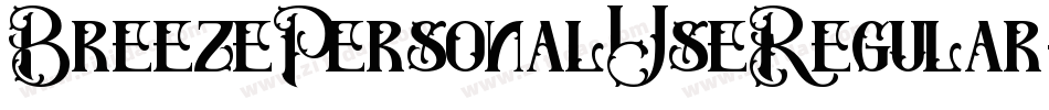 BreezePersonalUseRegular-oYBz字体转换
